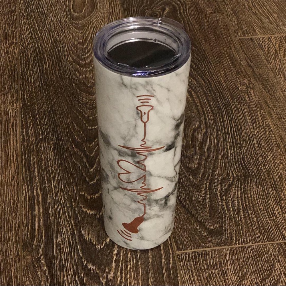 Skinny Tumbler with Ultrasound Decal & Customized!